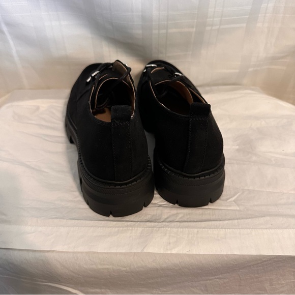 Sun + Stone Black Lace Loafer Flats - Picture 7 of 11